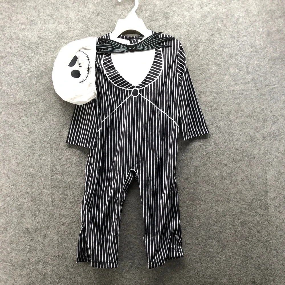 Baby 18-24M Jack Skellington Costume Nightmare Before Christmas Disney Romper - Picture 4 of 5